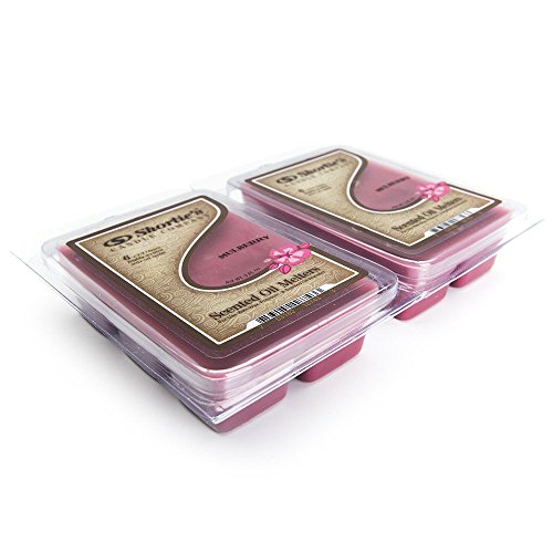 Mulberry Wax Melts Multi Pack - Formula 117-2 Highly Scented 3 Oz. Bars (6 Oz. Total) - Made with Natural Oils - Christmas & Holiday Air Freshener Cubes Collection