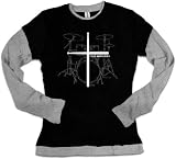 Stick with Jesus Layered Long Sleeve Junior T-Shirt