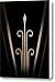 Door Etched Glass Canvas Print / Canvas Art - Artist Fred Lassmann