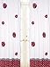Sweet Jojo Designs 2-Piece Red and White Polka Dot Ladybug Window Treatment Panels
