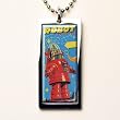 Retro-a-go-go 'RED ROBOT' SCI-FI TABLET NECKLACE
