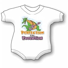 Guitars For Kids Perfection in Evolution - Just for Kids Baby Onesie
