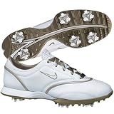 Nike 2010 Ladies Air Zoom Gem II Golf Shoes, White/Metallic Zinc, 8.5 W