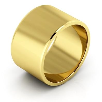 12mm gold wedding rings