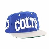 Indianapolis Colts Script Flat Bill Snap Back Hat