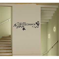 Wandtattoo Willkommen Nr.D70 (80 x 28 cm) Wandgestaltung