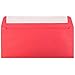 JAM PAPER #10 Business Colored Recycled Envelopes with Peel and Seal Closure - 4 1/8 x 9 1/2 - Red Recycled - 25/Pack
