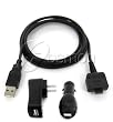 Fosmon's USB ActiveSync Charger Kit for Nikon S5, S6, S7, S7c Digital Cameras (3pcs)