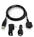 Fosmon's USB ActiveSync Charger Kit for Nikon S5, S6, S7, S7c Digital Cameras (3pcs)