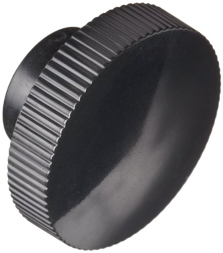 DimcoGray Black Phenolic Knurled Clamping Knob Female, Brass Insert: 1/4-20