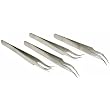 4 Antimagnetic Curved Watch Tweezers Bestfit Tools
