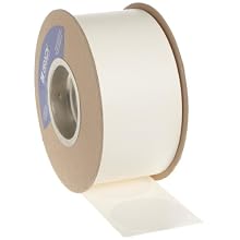 Brady 3" Diameter, B-933 Vinyl Tape, White Color Roll Mounted Dots for Aisle Marking (1000 Dots Per Roll)
