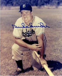 Duke Snider Signed Dodgers 8x10 Photo