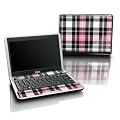 Pink Plaid Design Protective Skin Decal Sticker for DELL Mini 10 Laptop Netbook Computer