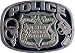 Men's POLICE Punk Rock Metal Belt Buckle
