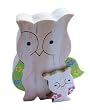 Handmade Artisan Organic Wood Decorative Toy Puzzle - Owl Family II (Hand-pai... Handmade Artisan Organic Wood Decorative Toy Puzzle - Owl Family II (Hand-pai...