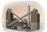 Walthers Cornerstone Series® N Scale Coke Ovens & Quencher Ovens & Crusher 17-3/8 x 10 x 9-13/16