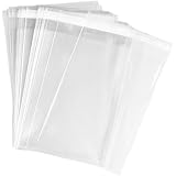 100 Pcs 4x6 Clear Resealable Cello / Cellophane Bags Good for Bakery, Candle, Soap, Cookie