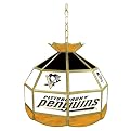 NHL Pittsburgh Penguins Stained Glass Tiffany Lamp - 16" dia.