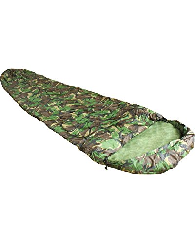 Army Combat Military Compact Sleeping Bag Lightweight Camping Adventure DPM With Stuff Sack