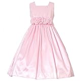 Sweet Kids Toddler Baby Girl Easter Flower Girl Pink Spring Dress 5