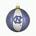 North Carolina Tar Heels - UNC 2 5/8 Collegiate Glass Basketball Holiday Ornament - NCAA College At