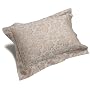 Pinzon Fleur Jacquard King Sham, Taupe/Cream