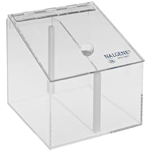 Nalgene 5830-0001 Acrylic Lab Organizer Dispensing Bin, Top Opening, 152mm Length x 152mm Height x 152mm Depth