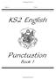 KS2 English Punctuation Book 1