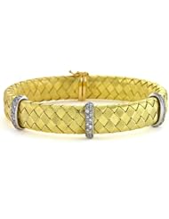 CleverEves 18Kt Yellow Gold Braided Bracelet