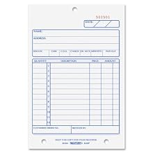 Rediform Sales Order Book, Carbonless, 2 Part, 4 1/4 x 6.375 Inches, 50 Forms (5L527)