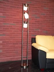 Contemporary Floor Lamp with 3 rotating lights stores