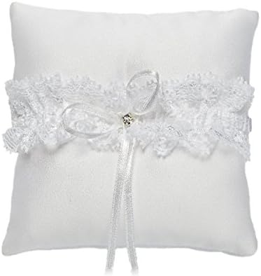 Miniature Ring Bearer Pillow w/ SWAROVSKI Chrystals (WHITE)