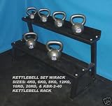 Ader Premier Kettlebell Set w/ Dvd & Rack- (4, 6, 8, 10, 12, 16, 20kg) Total 6 Pieces