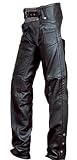 Ladies Lined Hip-Hugger Chaps, Split Cowhide Leather