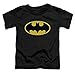 DC Comics Batman Kids Symbol T-Shirt- Toddler 4T Black