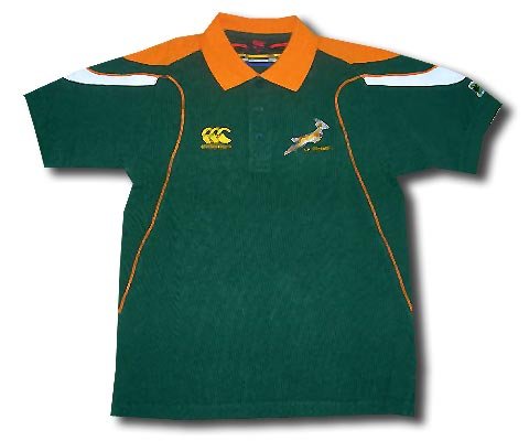 Springboks South Africa polo shirt WC2011 rugby - size Large Springboks South Africa polo shirt WC2011 rugby - size Large