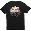 Fox Racing Red Bull/Travis Pastrana 199 Core Men's Short-Sleeve Racewear Shirt w/ Free B&F Heart Sticker Bundle - Red