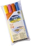 Nerchau 140402 Textile Art Stoffmalstift-Etui 4-er Trend