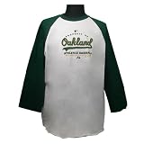 Athletics Raglan 3/4 sleeve T-shirt by Majestic