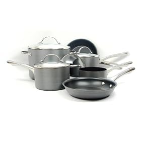 Farberware Millennium Hard Anodized Nonstick 10 Piece Cookware Set