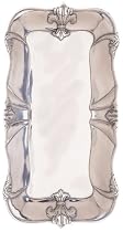 Arthur Court Fleur-De-Lis 12-Inch Bread Tray