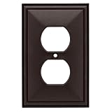 Liberty Hardware Oil-Rubbed Bronze Outlet Wall Plates 2 pk.