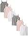 Burt's Bees Baby Girls' Organic Set Of 6 Camisoles