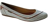 $150 Diesel Antares Womens Striped Shoes Flats