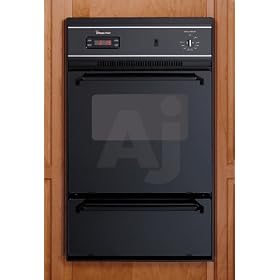 Magic Chef 9112XUB 24 Single Gas Wall Oven with Lower Broiler, 2 Anti-Tip Oven Racks,... by MAGICCHEF