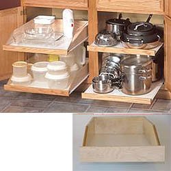 Click here to buy Slide-A-Shelf - Maple - Kitchen Pantry, One Shelf (Maple) (4 H x 11.75 W x 21.5 D) by Stacks and Stacks.