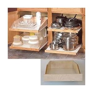 Slide-A-Shelf - Maple - Bath, Set of Two (Maple) (4 H x 17.75 W x 19.75 D) by 