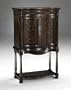 Neuberry Mahogany Finish Wine & Spirits Armoire