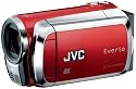 JVC Everio MS120 Dual Flash Camcorder (Red)